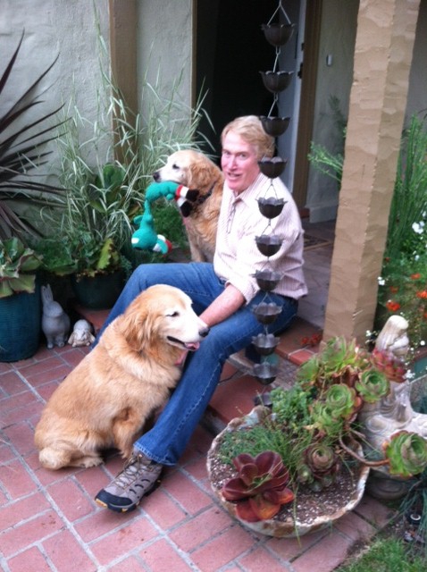 Wilson with Dad and sister Ruby